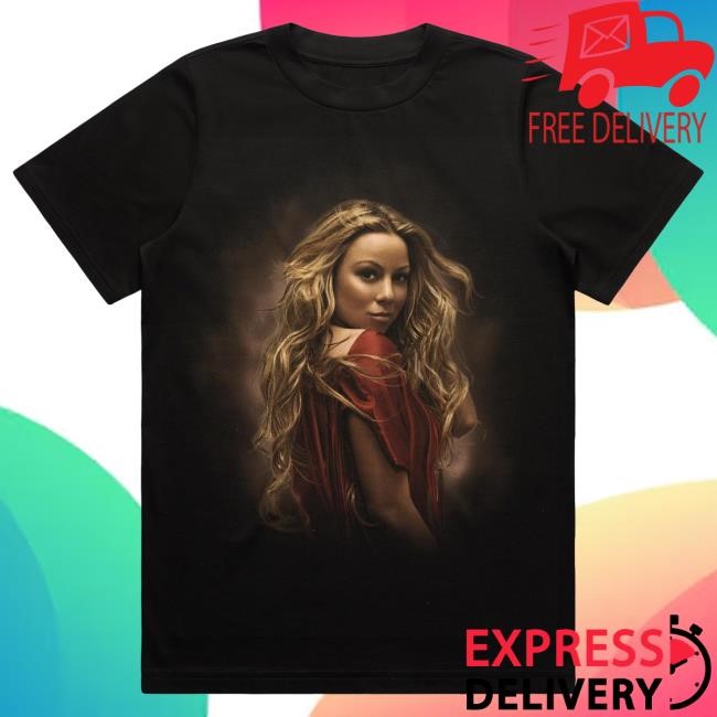 Mariah Carey Unisex-Adult Official 20 Year Anniversary Mimi Black Top Shirt