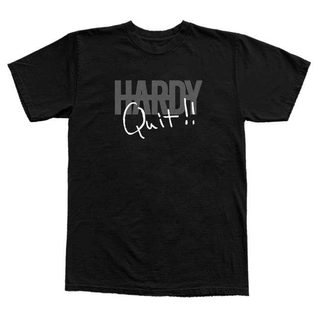 Official Hardy Merch Store Quit!! Tour Popover Shirt Hardy Apparel Clothing Shop