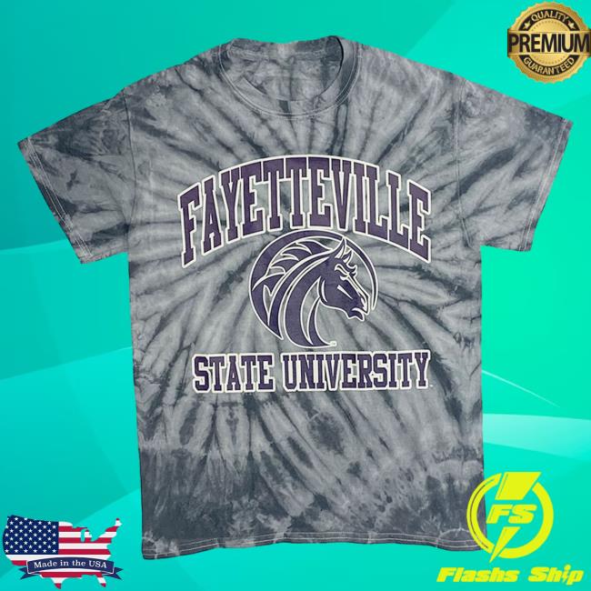 Official Dicks Sporting Goods Tones Of Melanin Fayetteville State Broncos Grey Tie Dye Shirt Tie-Dye Dickssportinggoods