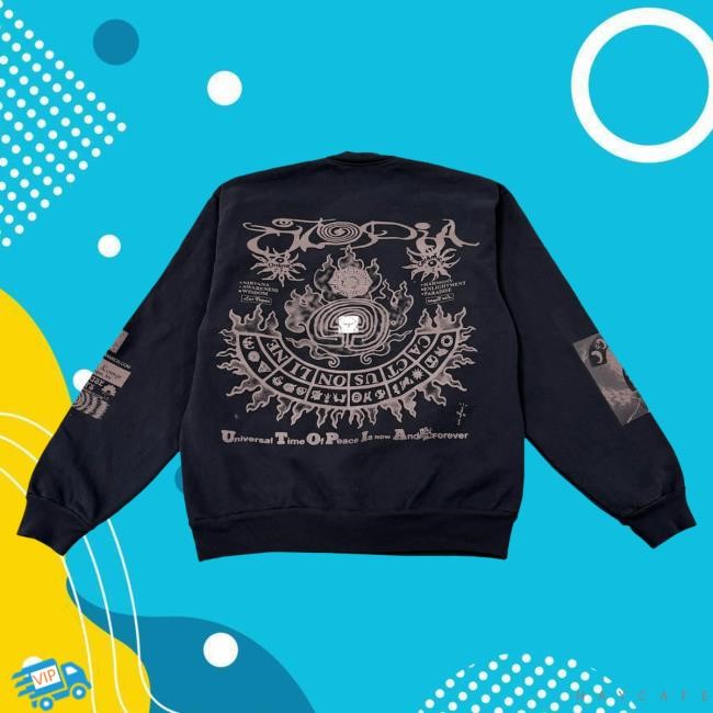 Official Travis Scott Merch Store Shop Travis Scott CJ X ONLINE CERAMICS UTOPIA Crew neck TravisScott