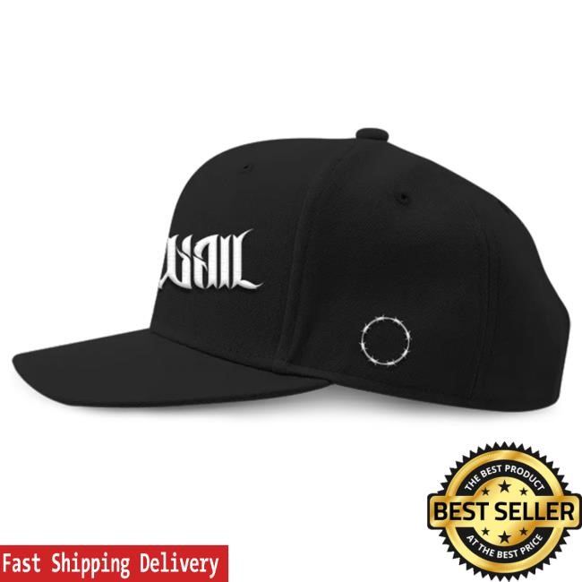 Official I Prevail Merch Barbed Wire Logo Hat (Black)