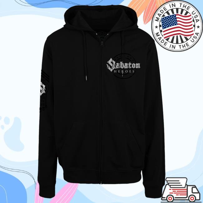 Official Sabaton Merch Store Sabaton Swedish War Machine Zip Hood Sabaton Shop