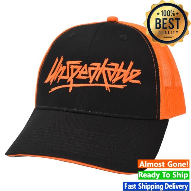Official Unspeakable Black And Orange Cap