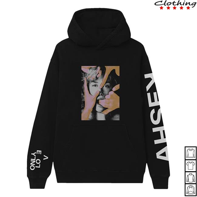 Kesha Store Merch Only Love Tour 2023 Hooded Sweatshirt
