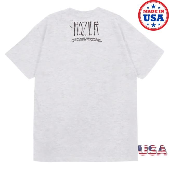 Official Hozier Shop Ridgedale July 22 Show Tees