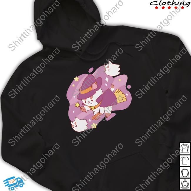 Bee And Puppycat Merch Witchy Puppycat Halloween Shirt