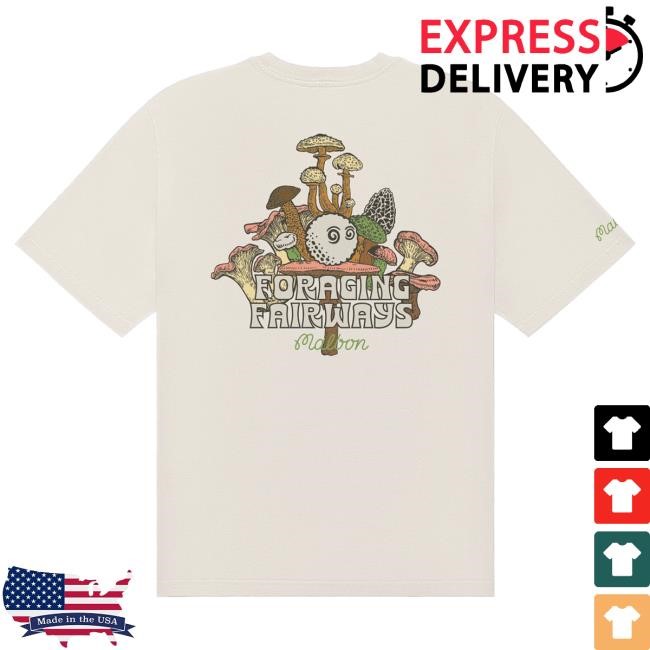 Bermuda Foraging Print Tee Malbon Golf Malbon Golf Official Bermuda Foraging Field Gear