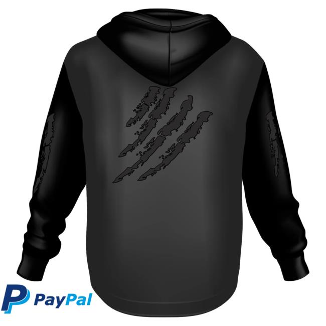 Official 6ix9ine Merch Store Tekashi 6Ix9ine Black Sweaters Tata Claw Black