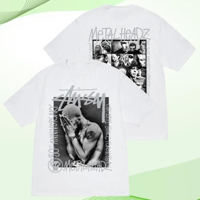 Official Stussy & Goldie Metalheadz 30 Shirt