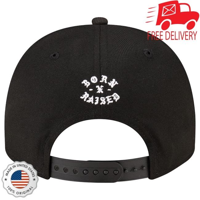 Men's Houston Texans New Era Born x Raised Black A-Frame 9FIFTY Snapback Cap NFL Shop Store