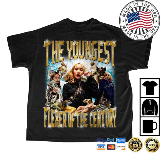 Official Lil Tay Clothing Store Shop The Youngest Flexer Of The Century Tee Shirt LilTay Merch