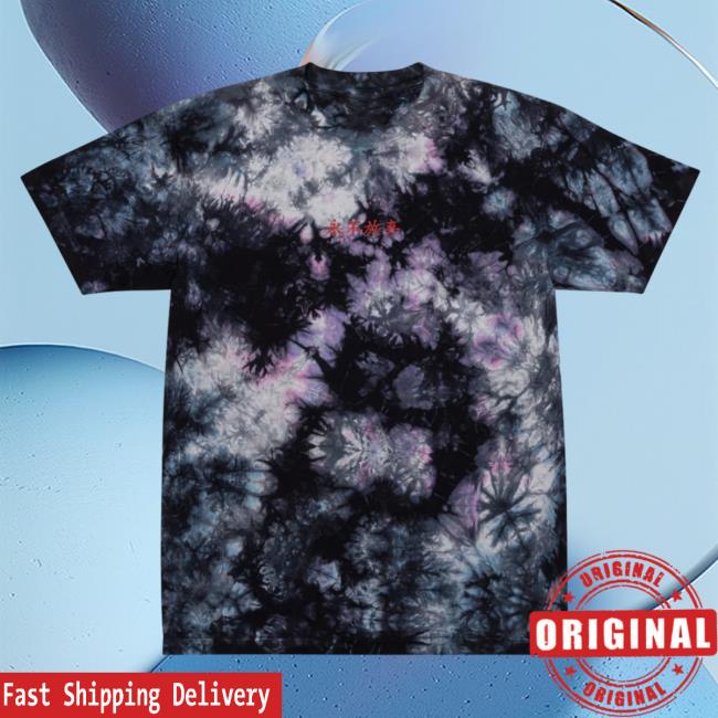Official Yujin Clothing I Love You Tie Dye T-Shirt Black / White Tie-Dye