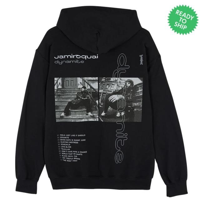 Jamiroquai Dynamite Tracklist Pullover Hoodie