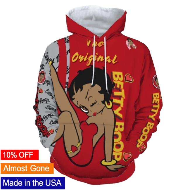 Official Black Betty Boop Velvet Sweater
