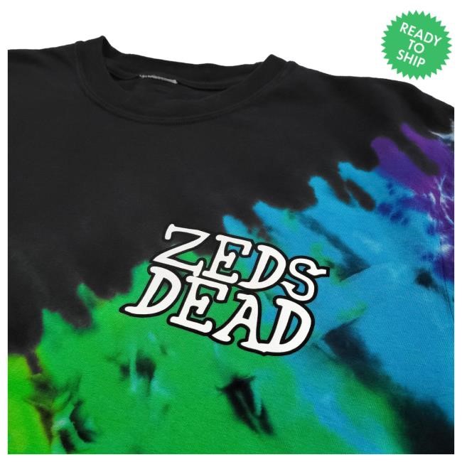 Official Zeds Dead Merch Zeds Dead - Telegazer Tie Dye Tees