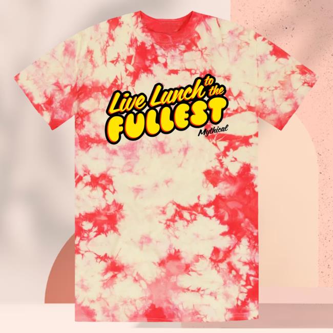 Official Good Mythical Morning Merch Live Lunch To The Fullest Mythical T Shirt Tie Dye Clothing Store Shop