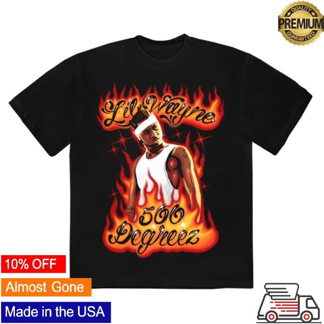 Lil Wayne 500 Degreez Airbrush 20Th Anniversary New Shirt Lil Wayne Merch