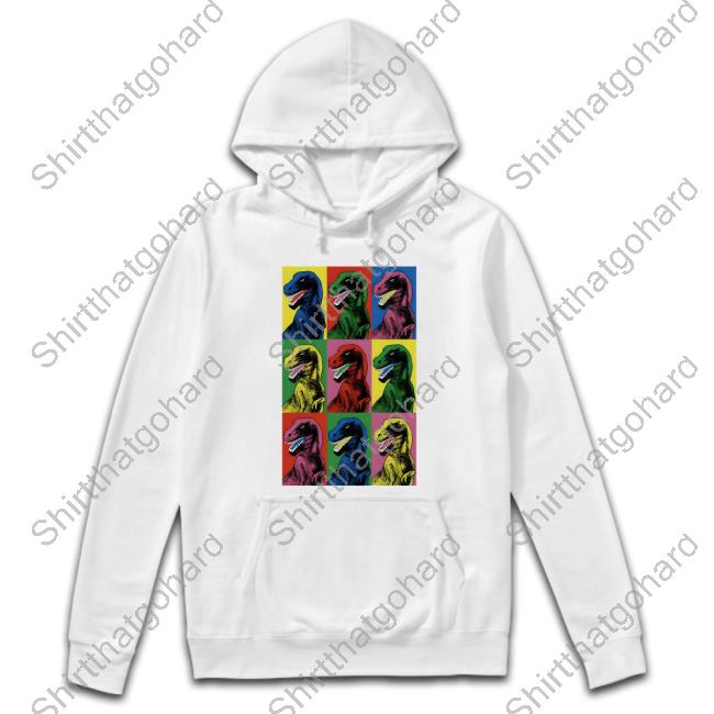 Official Steven Spielberg Dinosaur Pop Art Shirts