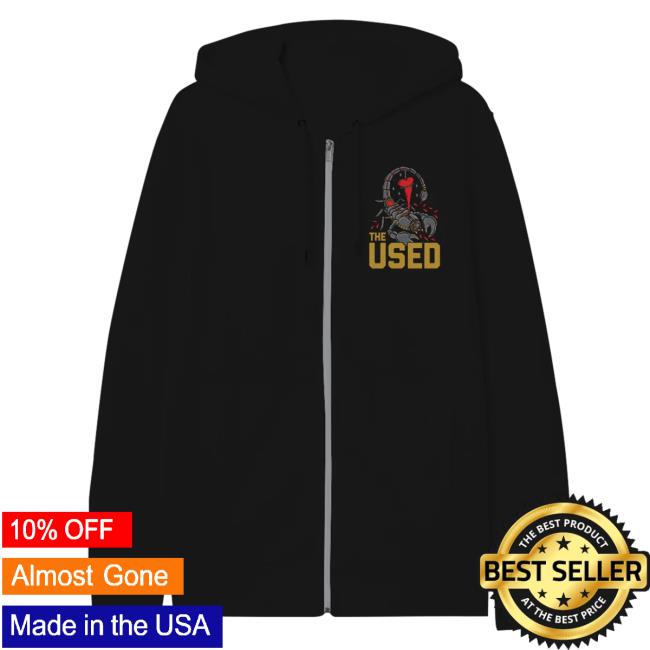 The Used Merch Scorpion Zip Up Longsleeve