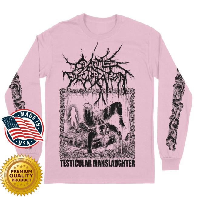 Official Indie Merch Store Shop Cattle Decapitation Testicular Manslaughter Long Sleeve T Shirt IndieMerchStore