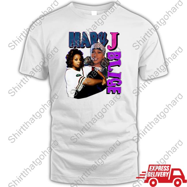 Official Mary J Blige Throwback White Shirt