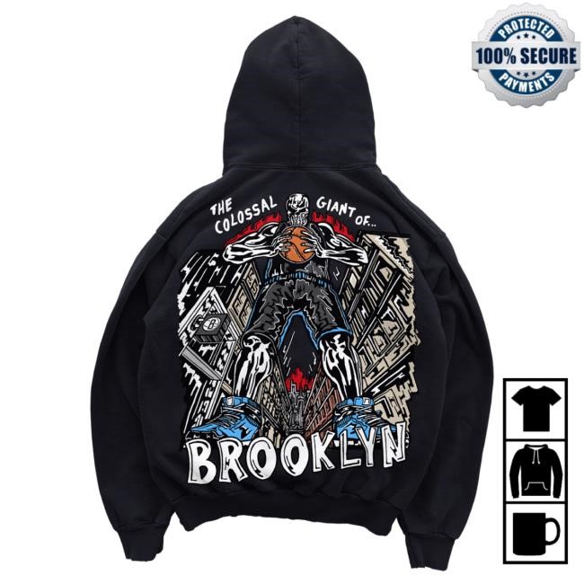 Brooklyn Giant Popover Hoodie | Warren Lotas Official NBA