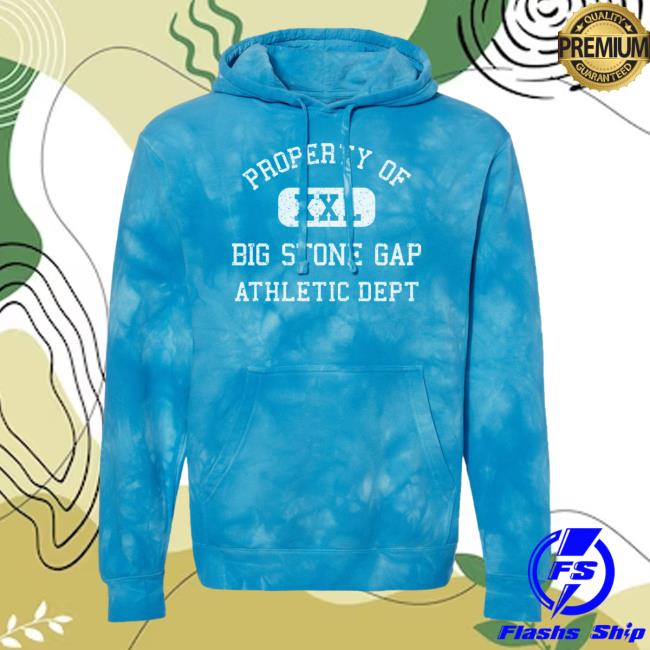 Official Hometown Apparel Clothing Merch Big Stone Gap Virginia Athletic Dept Tie-Dye Crew neck Sweatshirt Aqua Blue Tie Dye