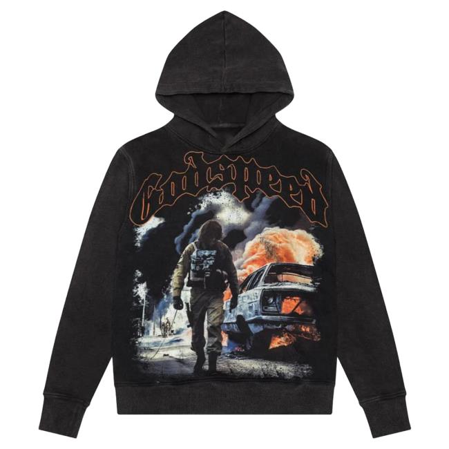 Official Godspeed Nyc Clothing Merch Khaos Hoodie (Black)