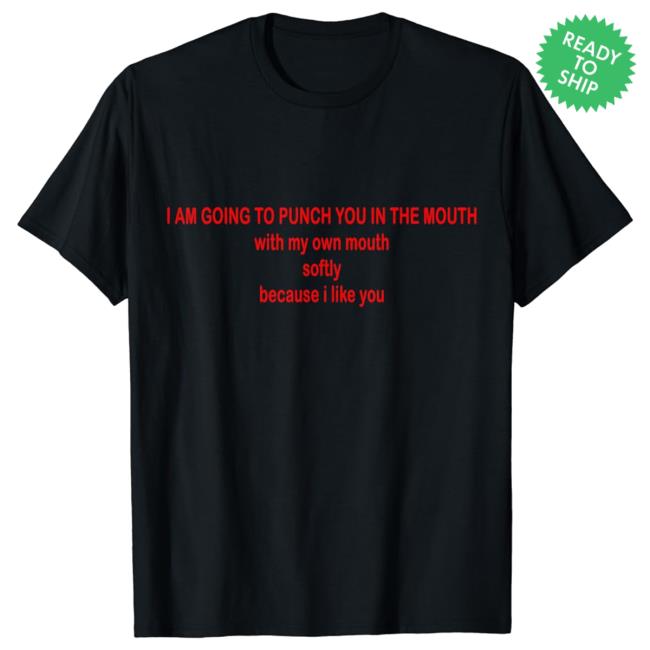 I'm Going To Punch You In The Mouth With My Own Mouth Softly Because I Like You New Shirt