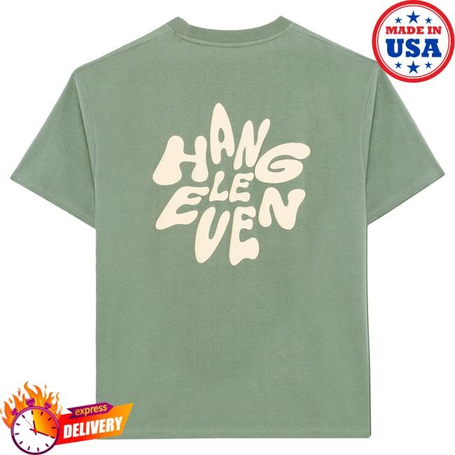 Official Hang Eleven Organic Smash Tee - Slate Green Tee
