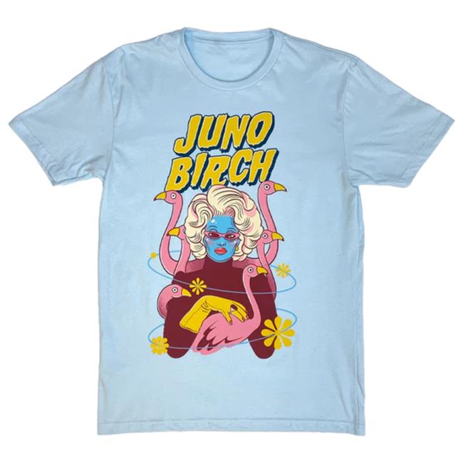 Juno Birch Flamingo Crewneck Sweatshirt