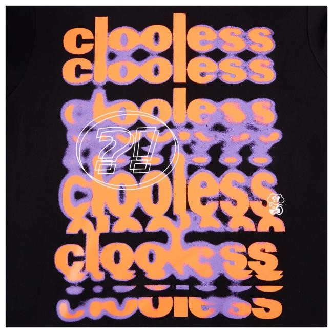 Official Clooless Merch Core Echo Hoodie - Black