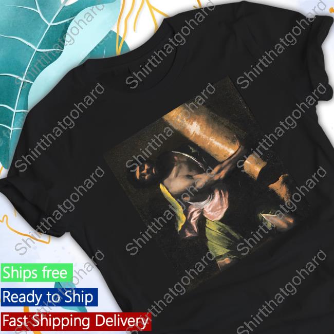 Denim Tears Merch Black Samson Short-sleeved T-shirt