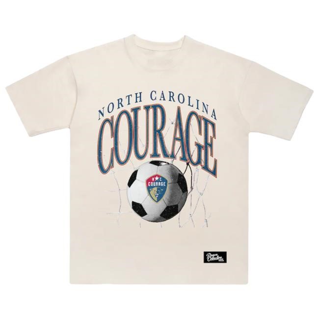NWSL Shop Store Merch Official Unisex NC Courage Heavyweight New Shirt