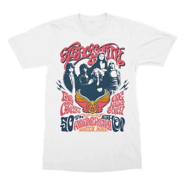 Anniversary New T-Shirt Aerosmith Official Store