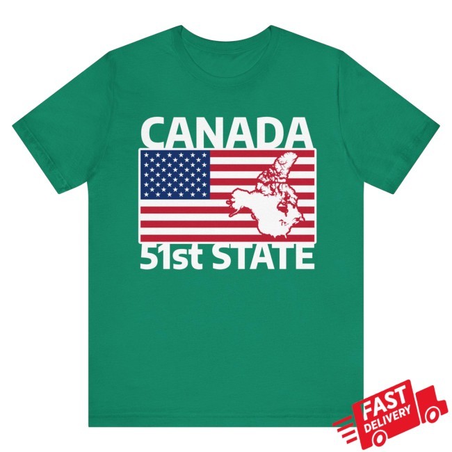 Official Canada 51 State Shirt Usa Flag Tee