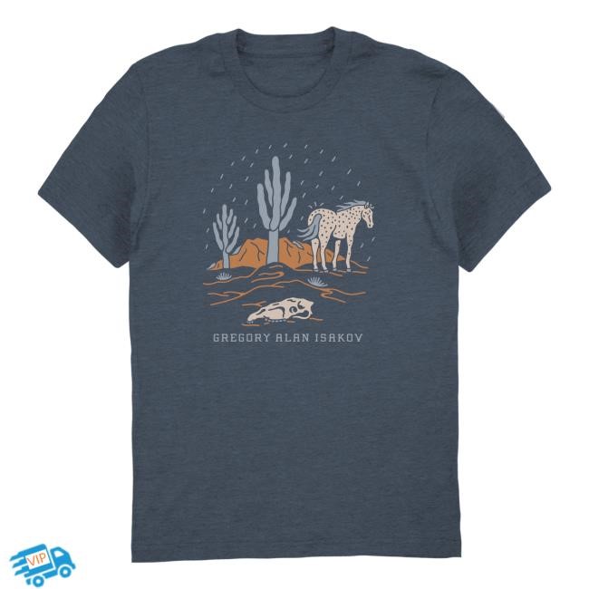 Official Gregory Alan Isakov Merch Desert Rain T-Shirt