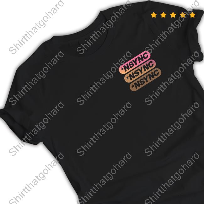 Official Nsync Logo Star Hoodie