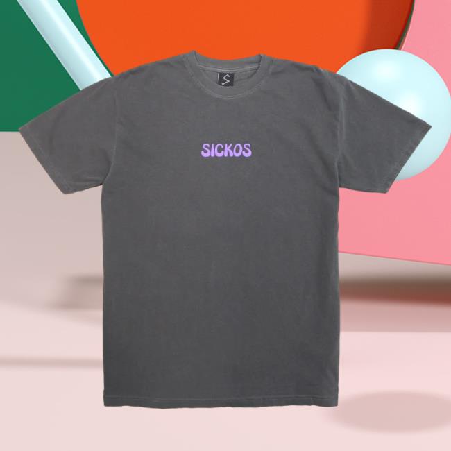 Official Sickos Merch Floral Tshirt