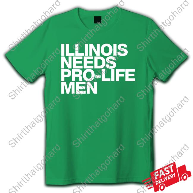 Official The Religious Hippie Illinois Needs Pro-Life Men Tee Shirt