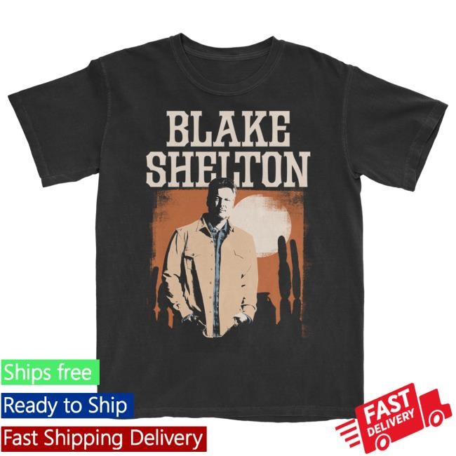 Apparel Blake Shelton | Official Store Blake Shelton Desert Photo Tshirt
