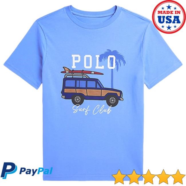 Ralphlauren Car-Print Cotton Jersey New Tee