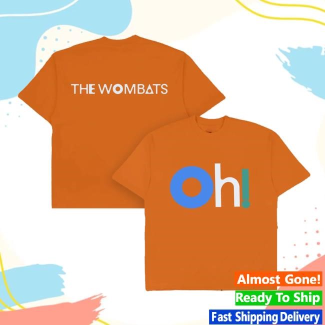 The Wombats Oh! The Ocean Orange S/s Shirt