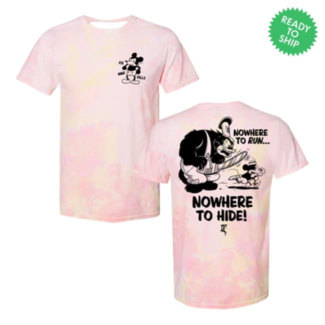 Official Ice Nine Kills Merch Store Nowhere To Run, Nowhere To Dye Attractive Shirt Ink Merch IceNineKills