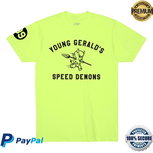 G Eazy Apparel Clothing Store Shop Neon Green Speed Demons Tshirt