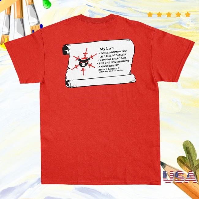 Official Technoblade Merch Apparel Technoblade Hey Santa Hot Shirt (Red)