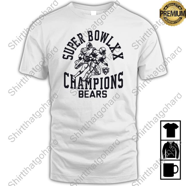 Official Bears Super Bowl Xx Champions Shirt