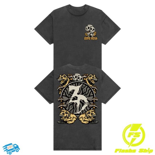 Official Zeds Dead Merch Zeds Dead - Krafty - Heavyweight Hot Shirt - Graphite Zeds Dead Apparel Clothing Shop ZedsDead