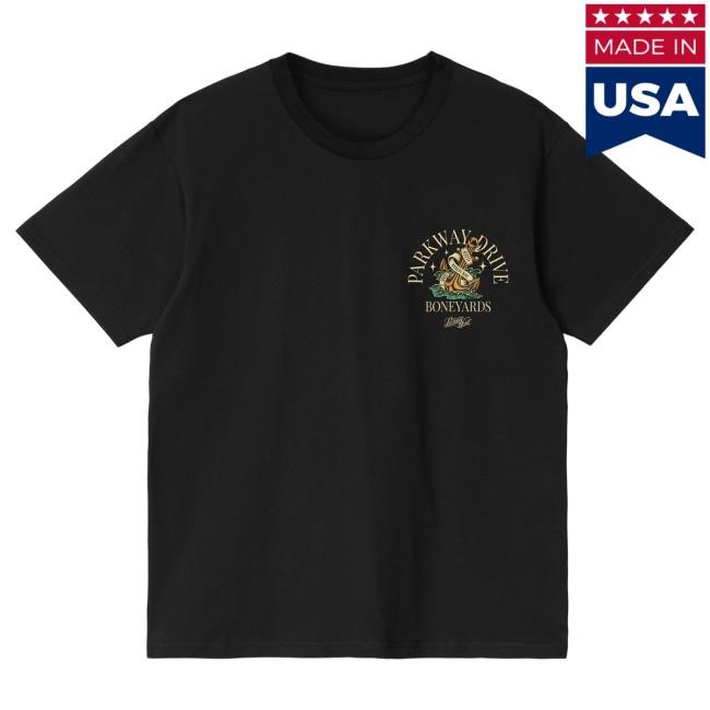 Official Parkway Drive Merch Store Shop Parkway Drive Boneyards Anchor Hot Shirt ParkwayDrive