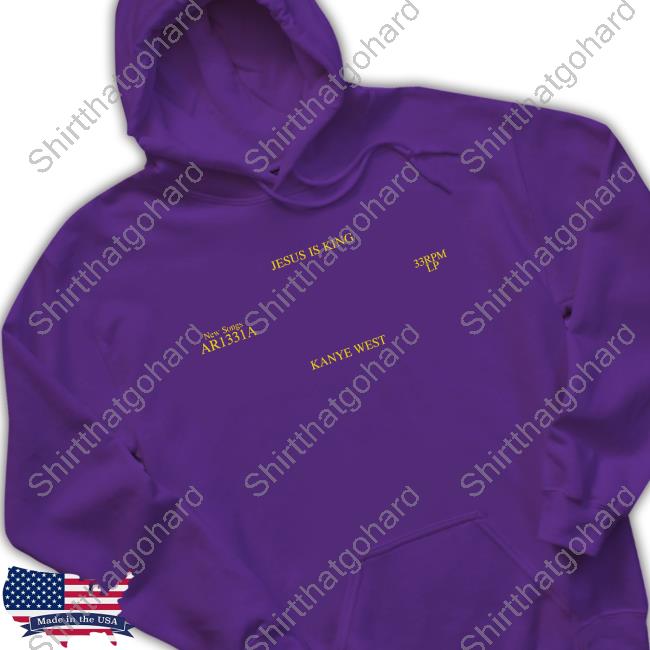 Kanye West Jesus Is King Pull Over Hoodie